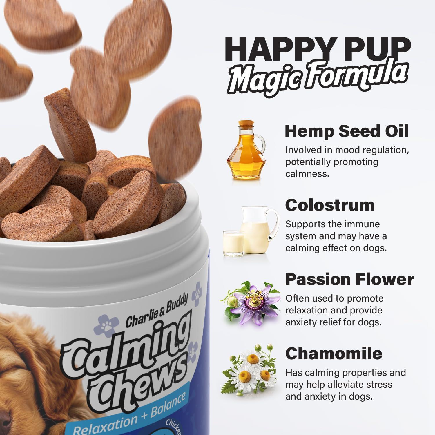 JooJeo Calming Chews for Dogs – Relaxation & Anxiety Support