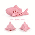 interactive treat dispenser toy shark design