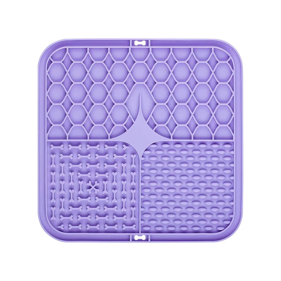JooJeo Slow Feeder Lick Mat — Anti-Anxiety Silicone Feeding Mat for Dogs & Cats