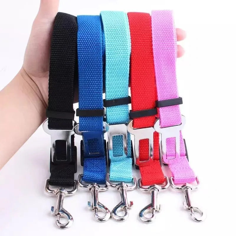JooJeo Dog Car Safety Belt — Adjustable Seat Belt Harness for Dogs