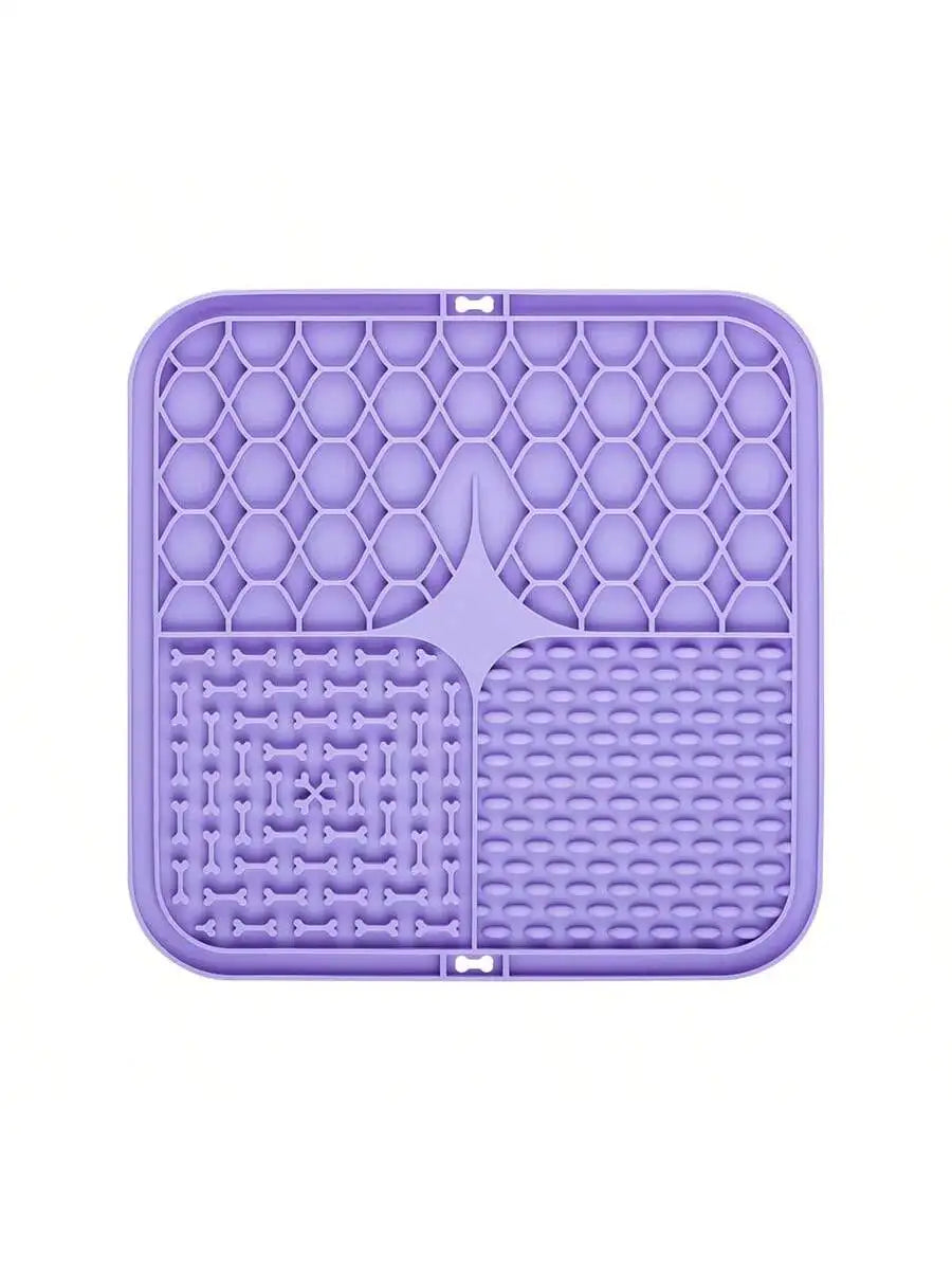 JooJeo Slow Feeder Lick Mat — Anti-Anxiety Silicone Feeding Mat for Dogs & Cats
