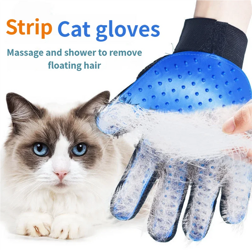 JooJeo Pet Grooming Glove — Deshedding & Massage Mitt for Dogs & Cats