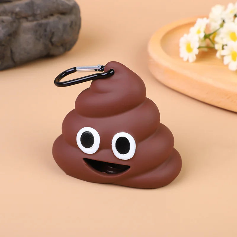 JooJeo Emoji Waste Bag Dispenser Clip | Fun Dog Walking Accessory