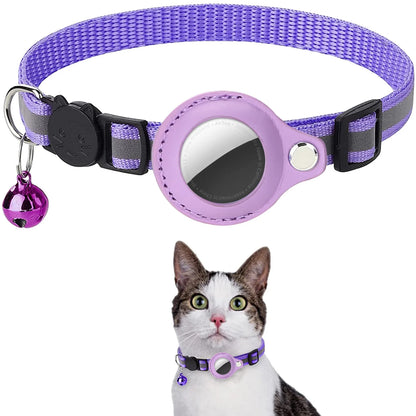 airtag cat collar joojeo breakaway safety collar