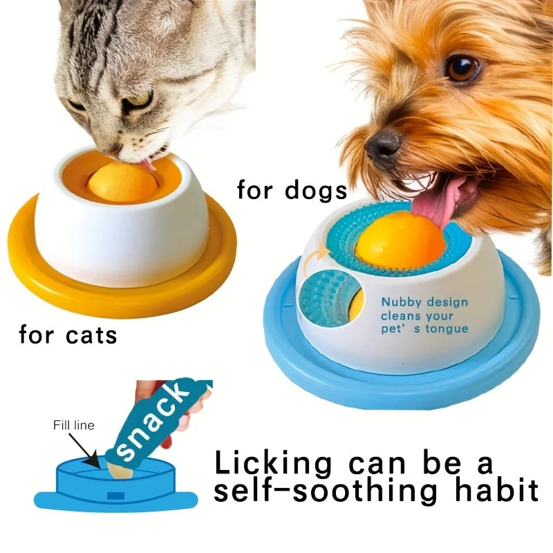 JooJeo Slow Feeder Lick Mat — Interactive Calming Bowl for Dogs & Cats