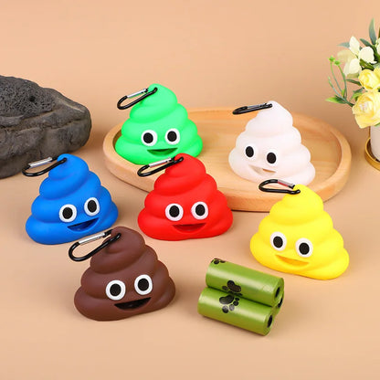 dog waste bag dispenser emoji clip joojeo