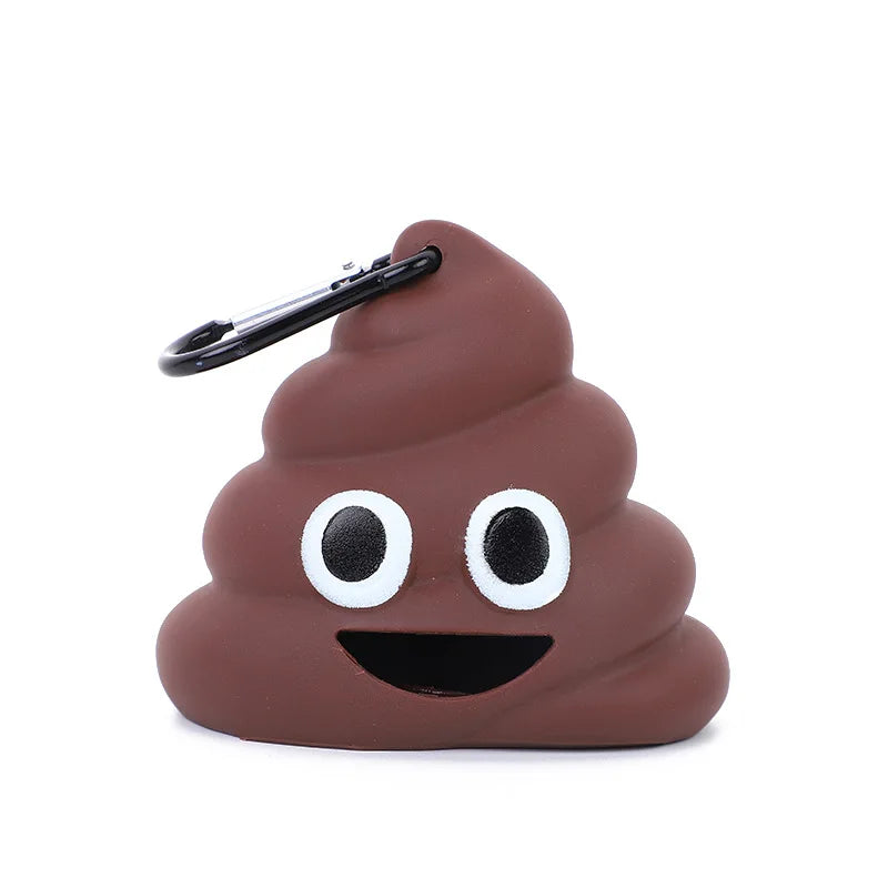 JooJeo Emoji Waste Bag Dispenser Clip | Fun Dog Walking Accessory