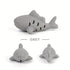 interactive treat dispenser toy shark design