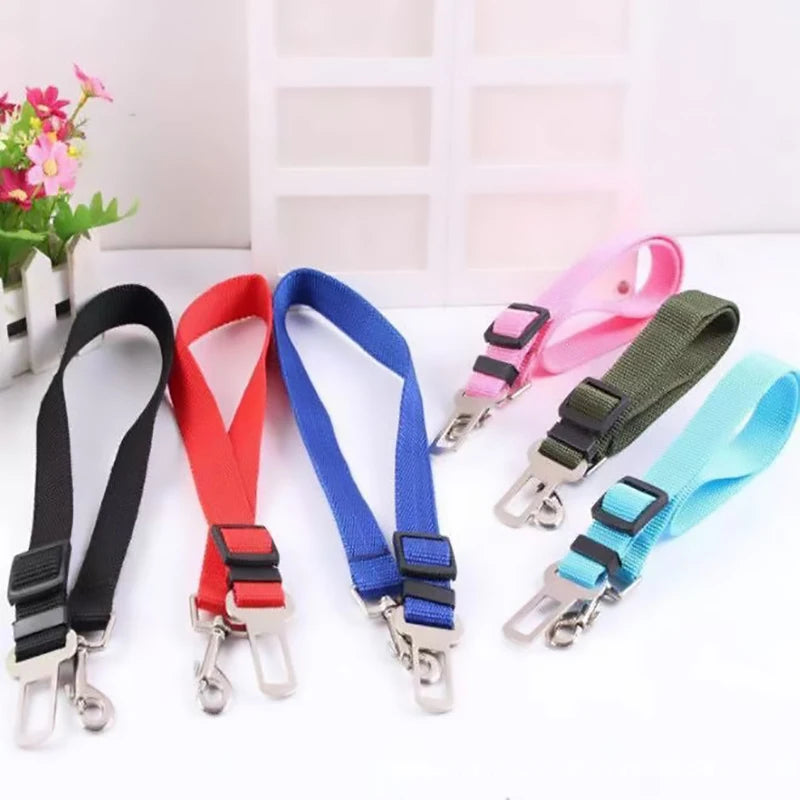 JooJeo Dog Car Safety Belt — Adjustable Seat Belt Harness for Dogs