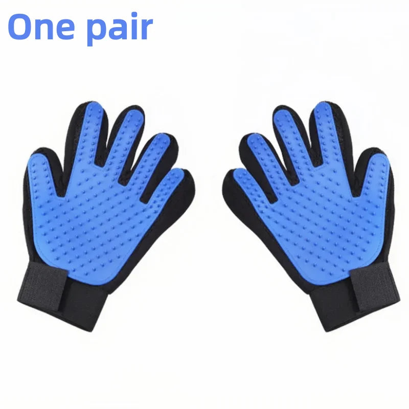 JooJeo Pet Grooming Glove — Deshedding & Massage Mitt for Dogs & Cats