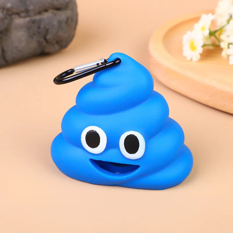 JooJeo Emoji Waste Bag Dispenser Clip | Fun Dog Walking Accessory
