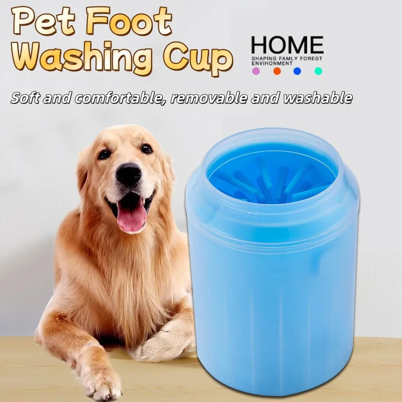 JooJeo Portable Paw Cleaner Cup — Soft Silicone Dog Foot Washer
