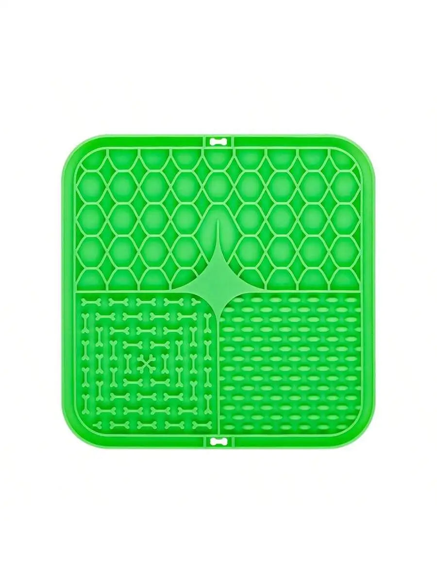 JooJeo Slow Feeder Lick Mat — Anti-Anxiety Silicone Feeding Mat for Dogs & Cats